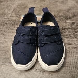 Toms Navy Toddler shoes